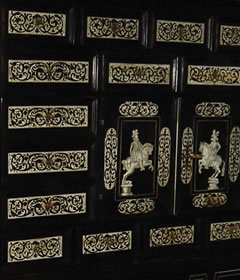 Restauro de antiguidades, contador de epoca