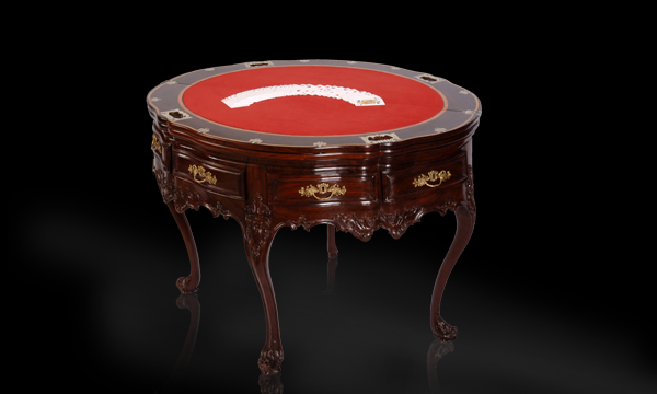 Mesa de Jogo D. José com tampo para o jogo de cartas